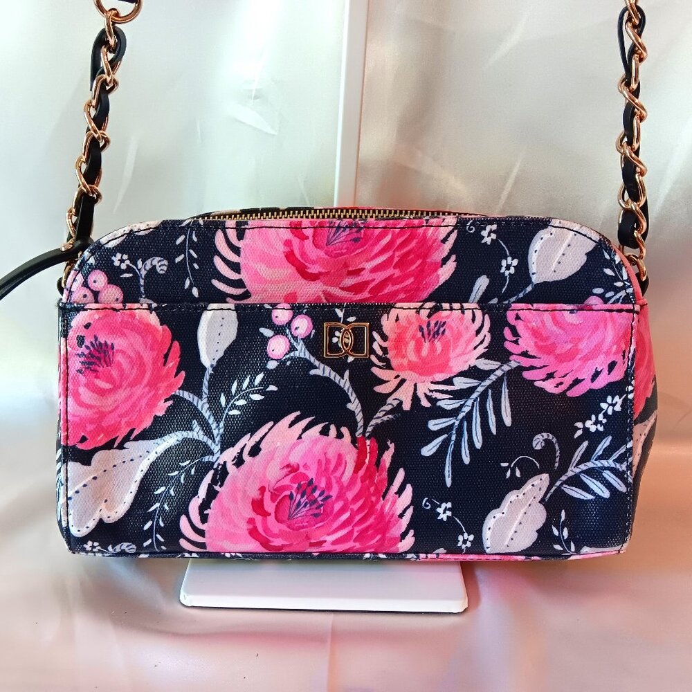 NWOT🖤 DENA Floral Crossbody Bag 🖤 Adorable!